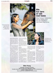 Ditte Young | Forfatter | Dyretelepatør | Clairvoyant | Equicoach | Underviser på Dyretelepatør Uddannelsen