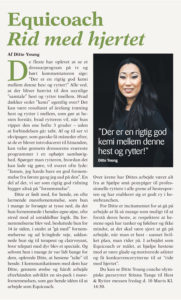 Ditte Young | Forfatter | Dyretelepatør | Clairvoyant | Equicoach | Underviser på Dyretelepatør Uddannelsen