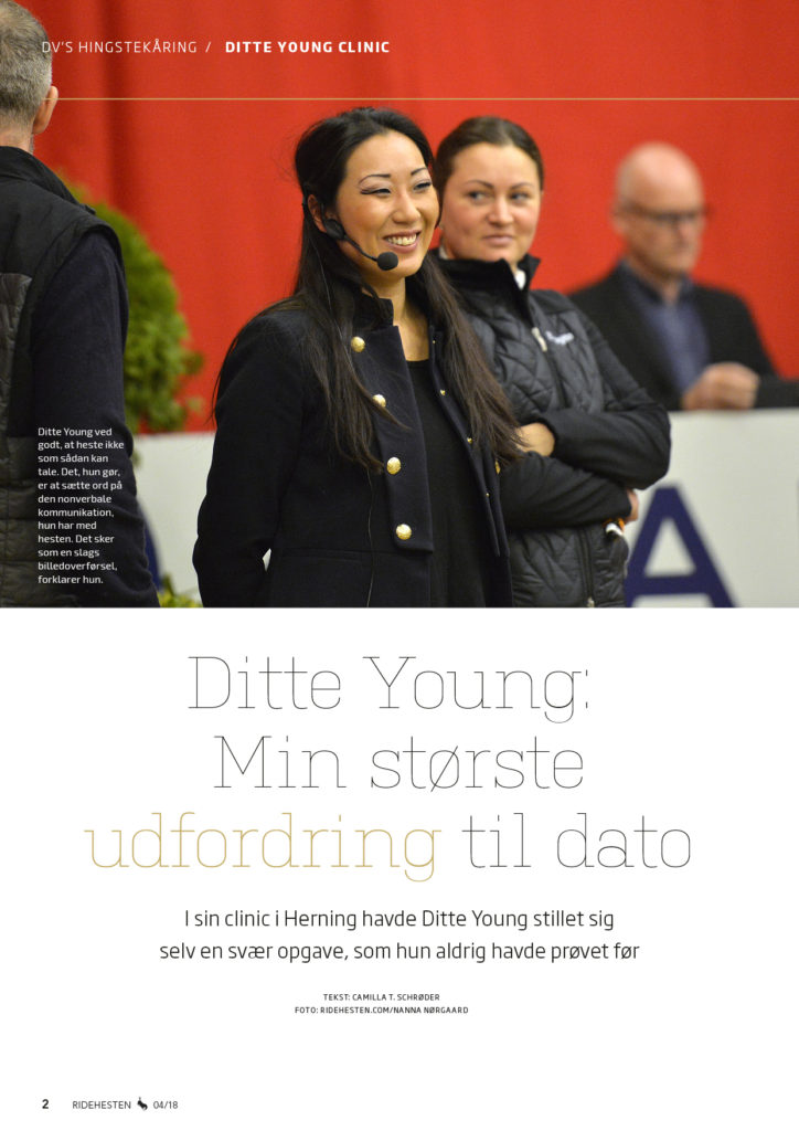 Ditte Young | Forfatter | Dyretelepatør | Clairvoyant | Equicoach | Underviser på Dyretelepatør Uddannelsen