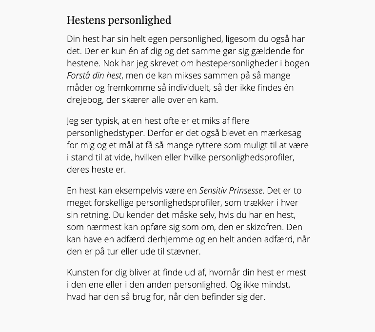 Dyretelepatør Ditte Young · Malgré Tout