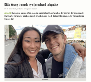 Hunden - Ditte Young trænede ny stjernehund telepatisk